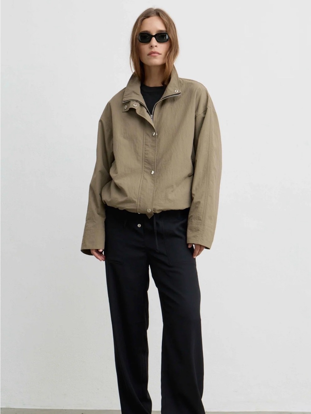 Almina Concept Khaki Women's Casual Jacket